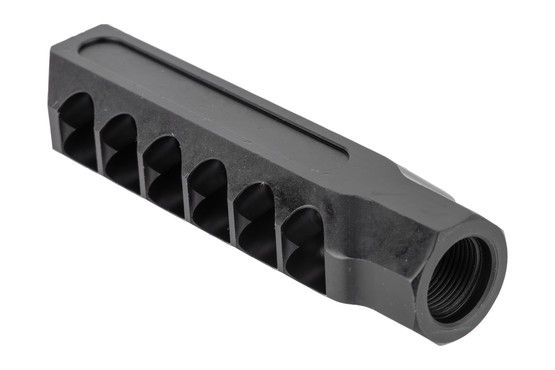 The CK Pro 6-port muzzle brake features a 1/2x28 thread pattern.